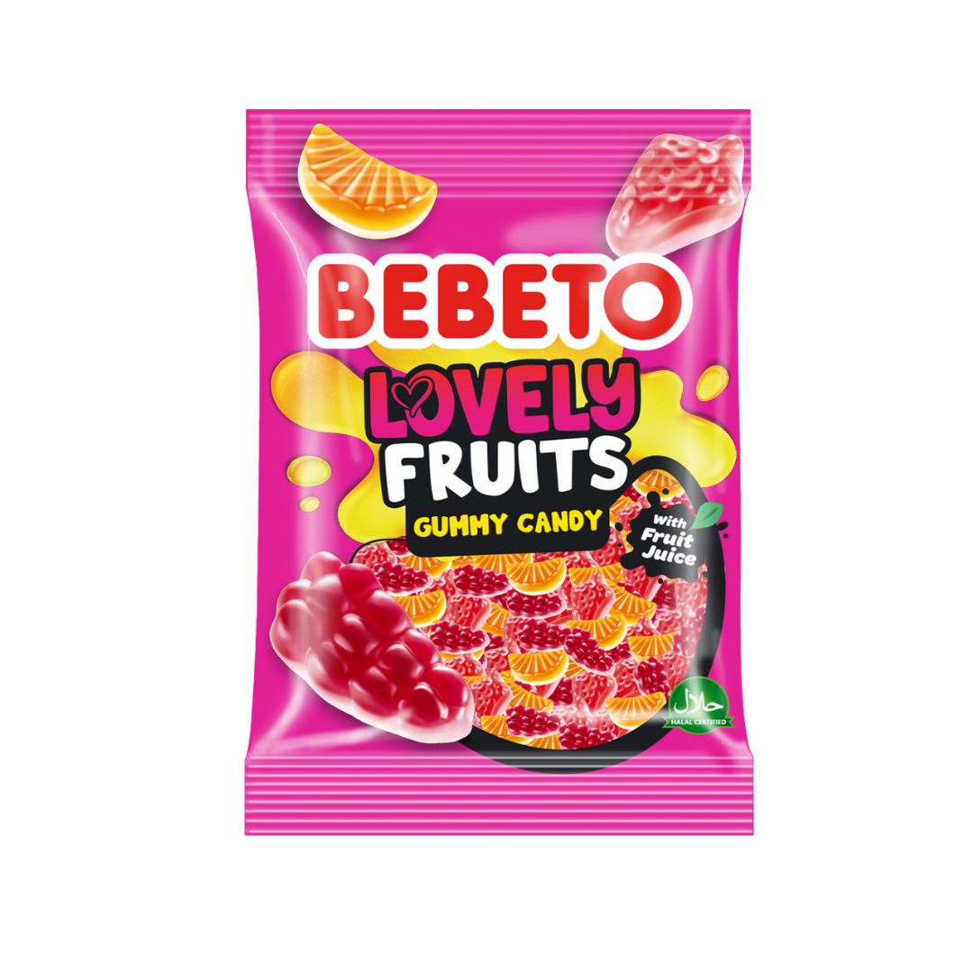 Bebeto Lovely Fruits 80g Jellies