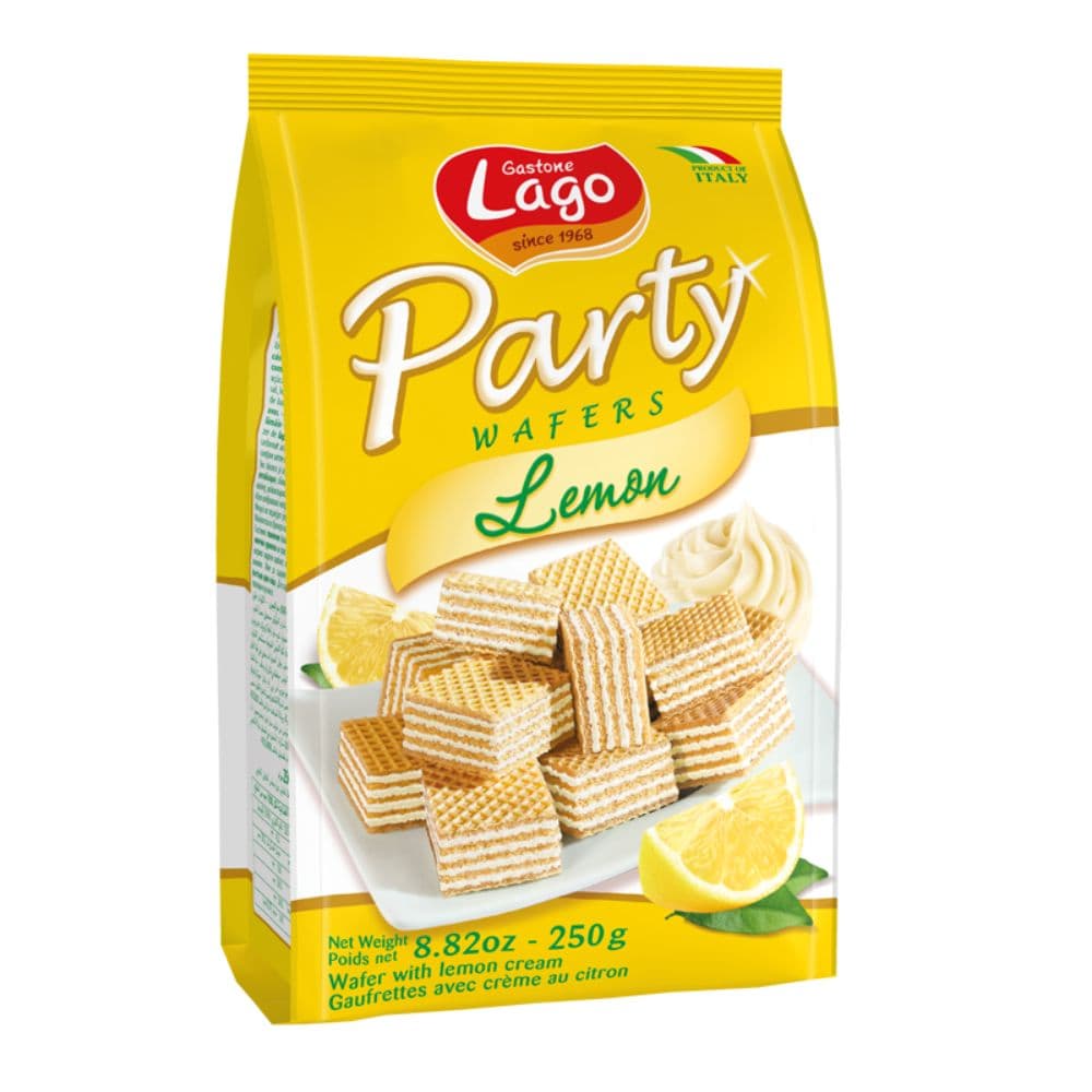 Lago Party Wafers Lemon (10x250g)