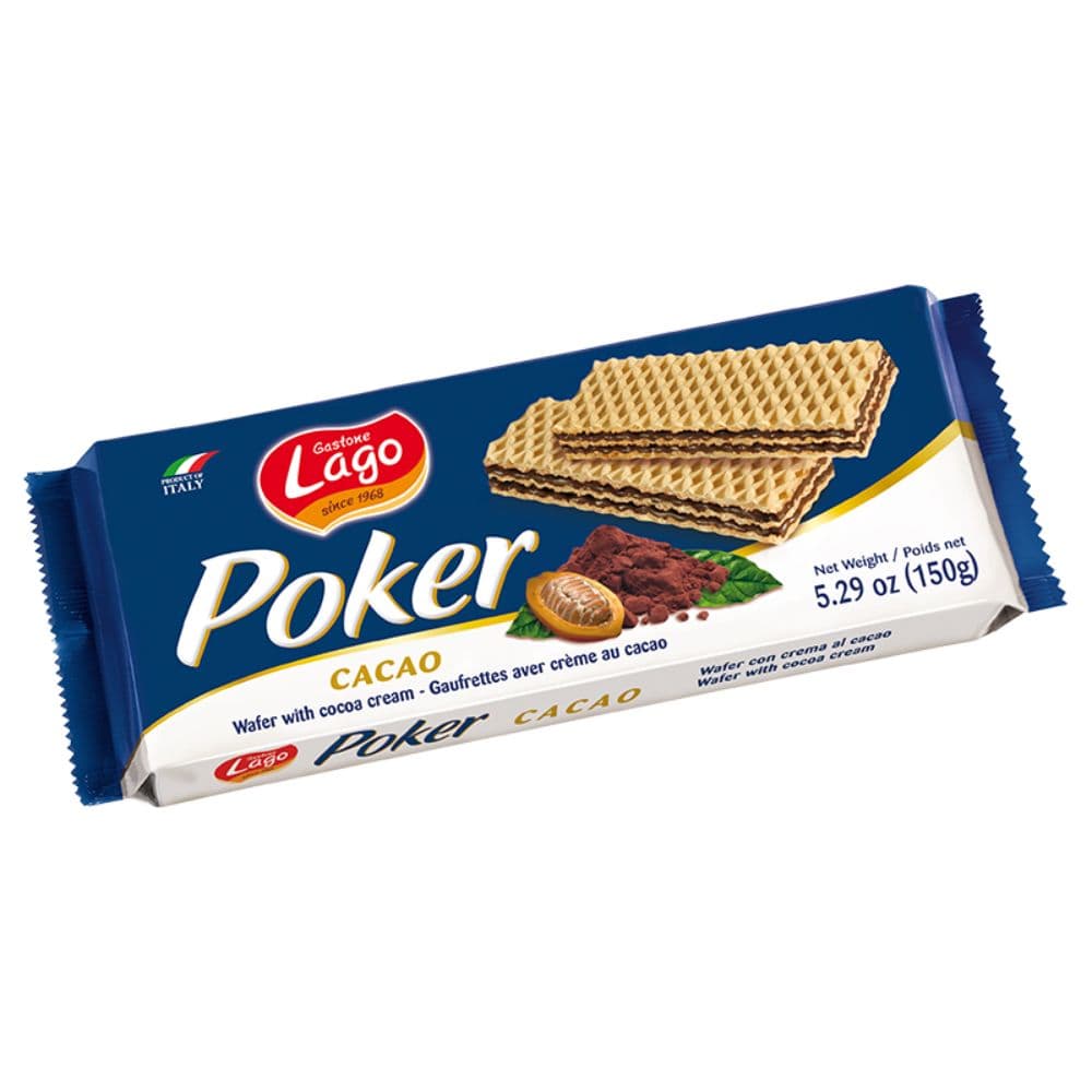 Lago Poker Chocolate Wafers (16x150gm)