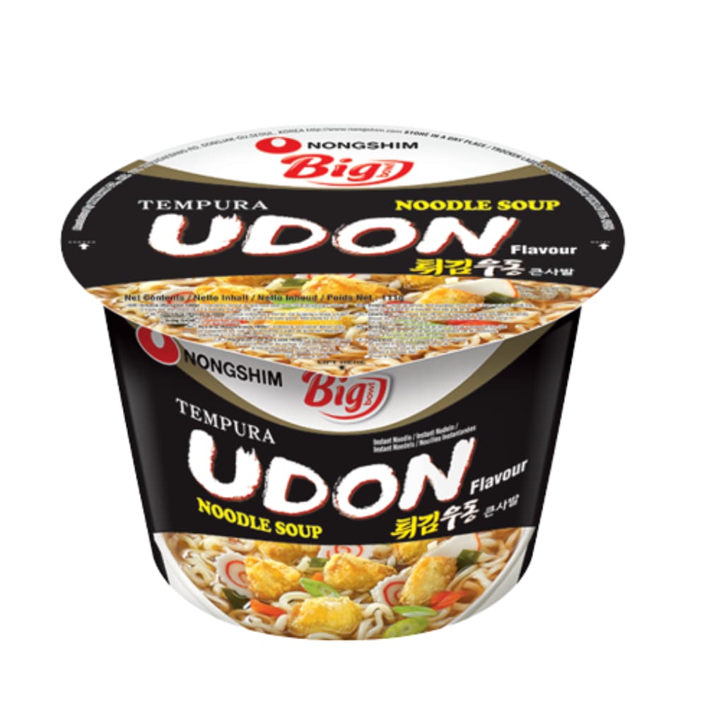 NONGSHIM Instant Noodles Tempura Udon Big Bowl 111 G