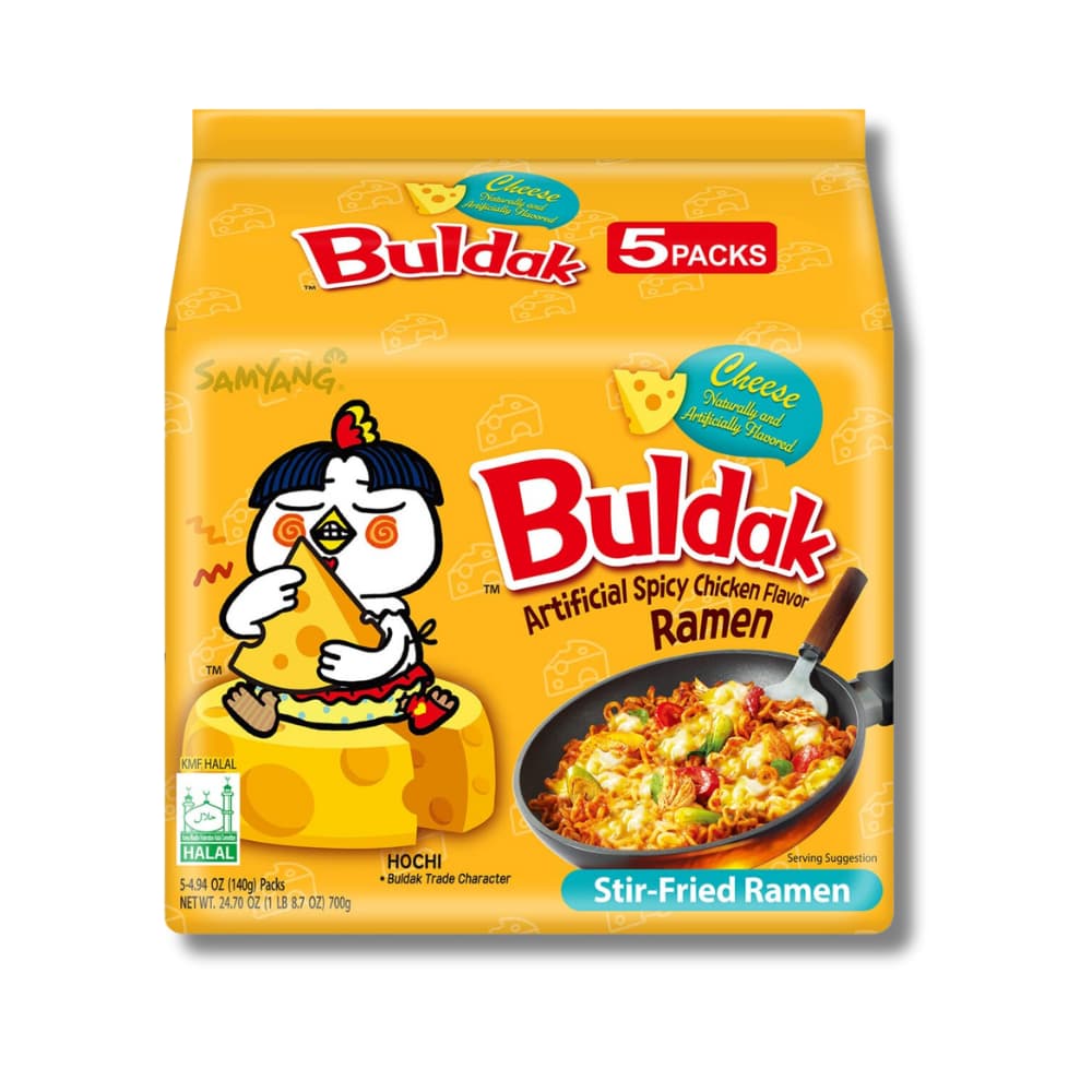 Samyang Buldak Hot Chicken Cheese (5x140g)