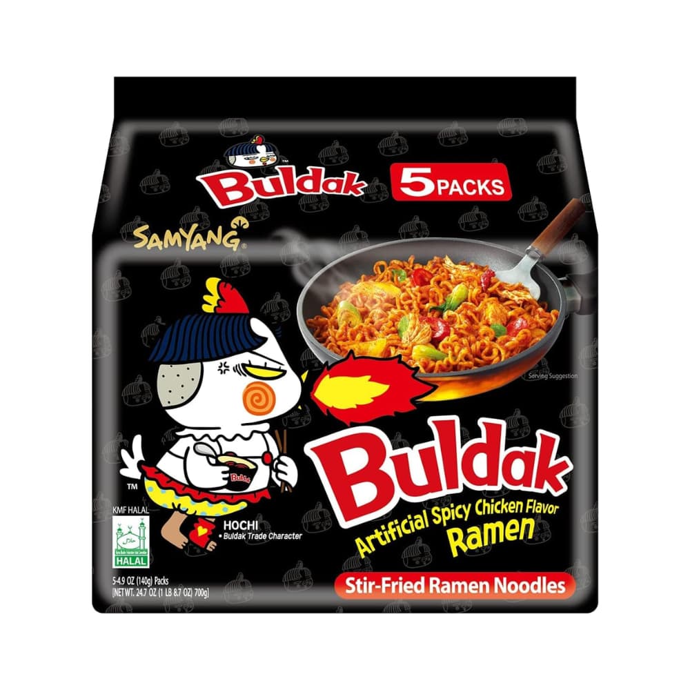Samyang Buldak Hot Chicken Ramen Black (5x140g)