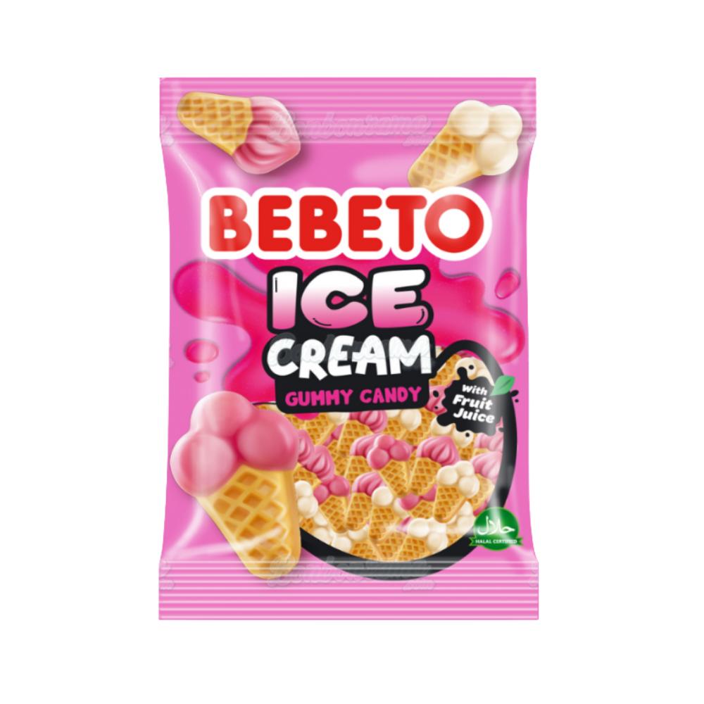 Bebeto Ice Cream 80g Jellies