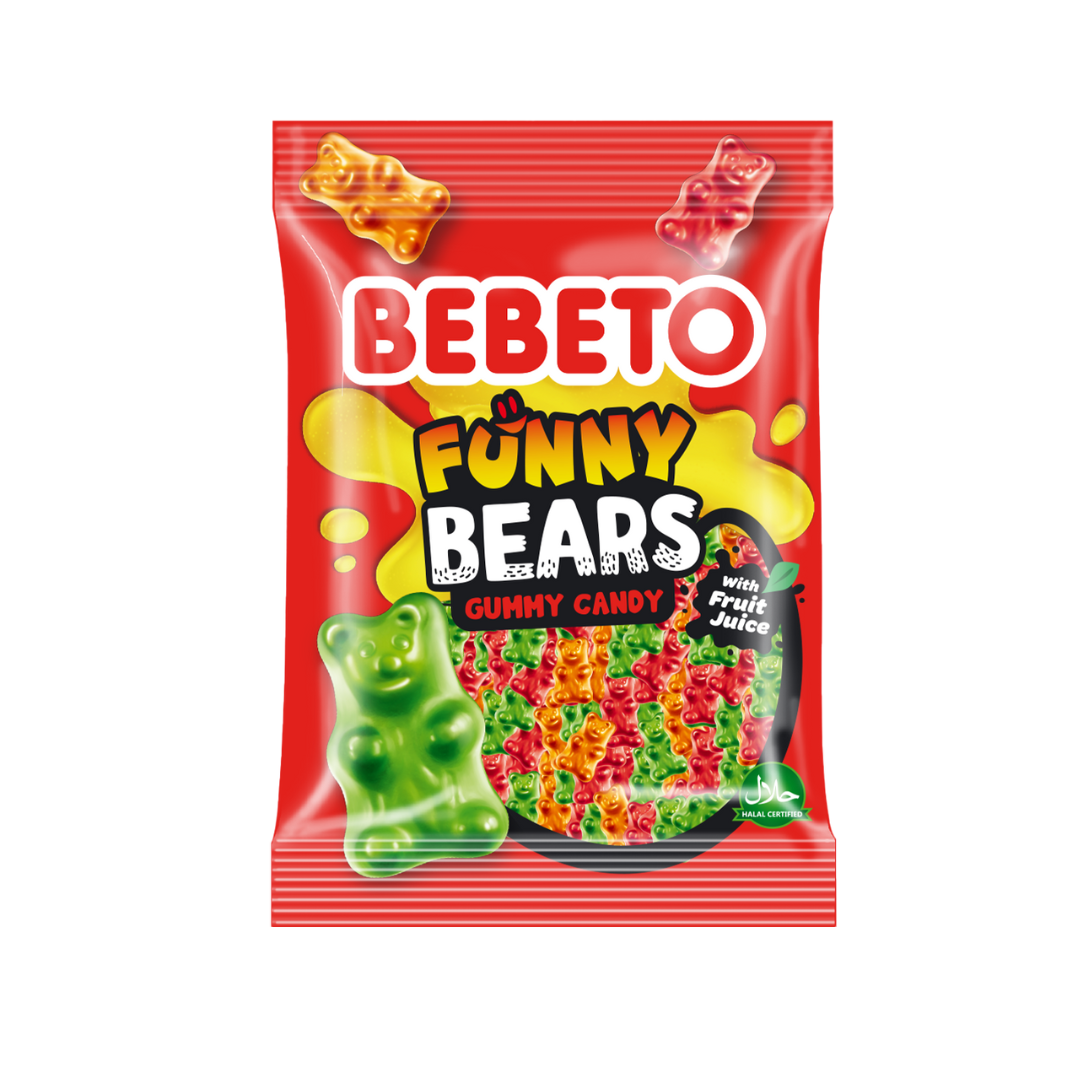 Bebeto Funny Bears 80g Jellies
