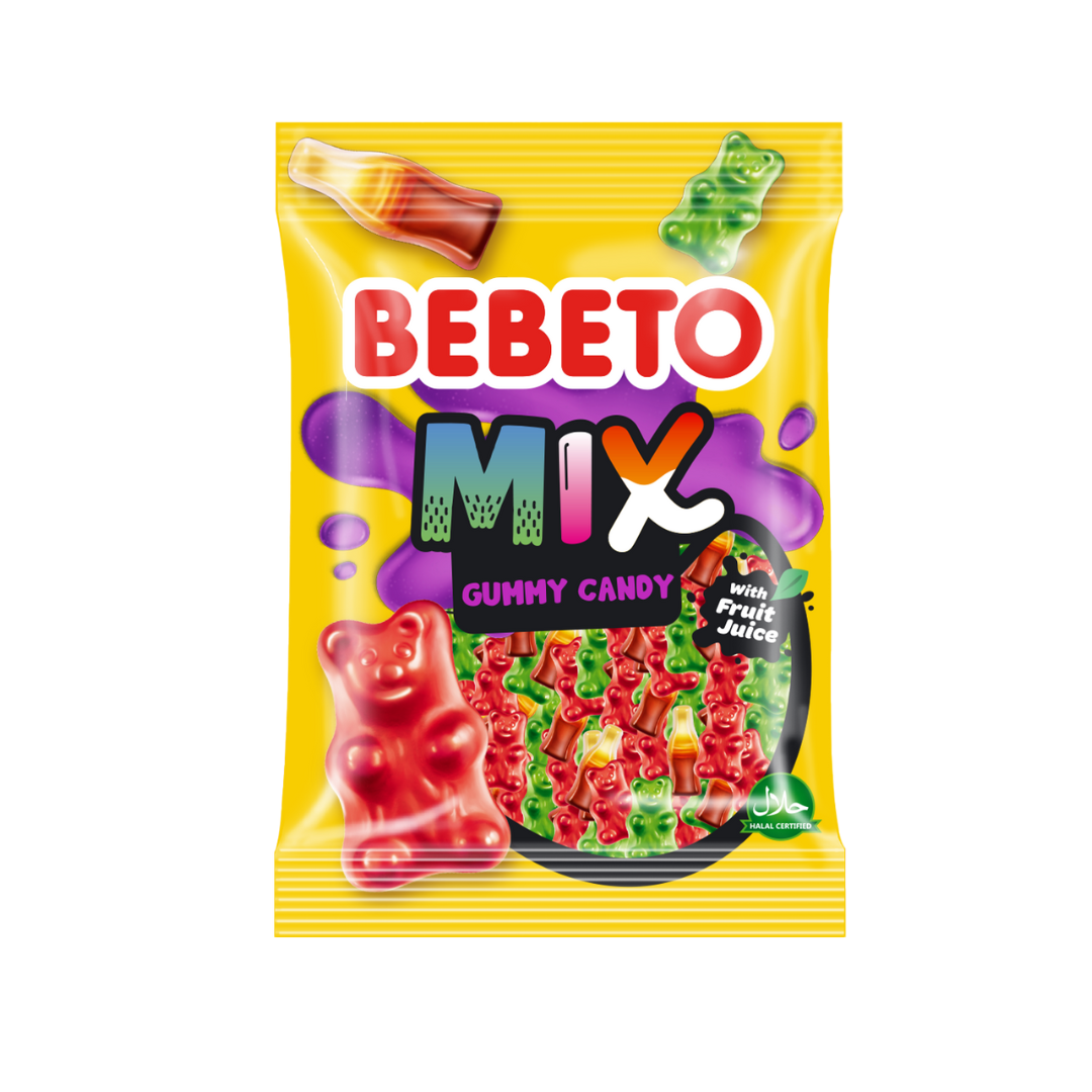 Bebeto Oily Mix 80g Jellies