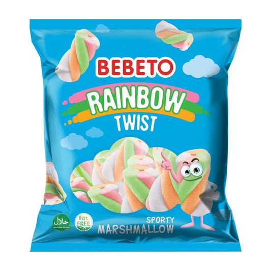 Bebeto Rainbow Twist Marshmallows 135g