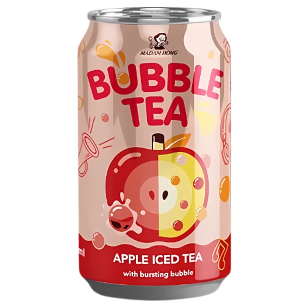 Lady Boba Iced Bubble Tea - Apple (24x320ml)