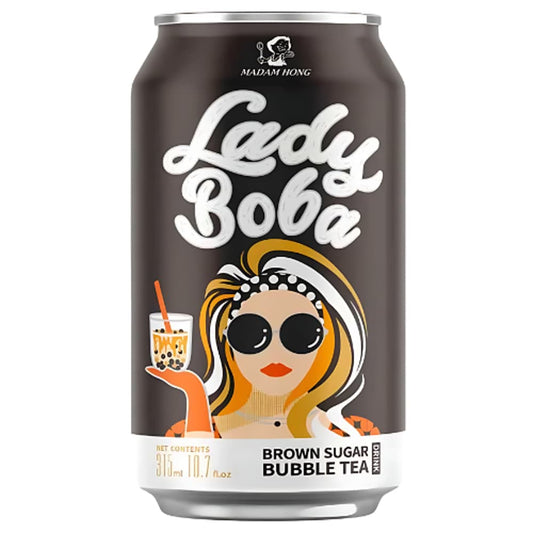 Lady Boba Milk Bubble Tea - Brown Sugar (24x315ml)