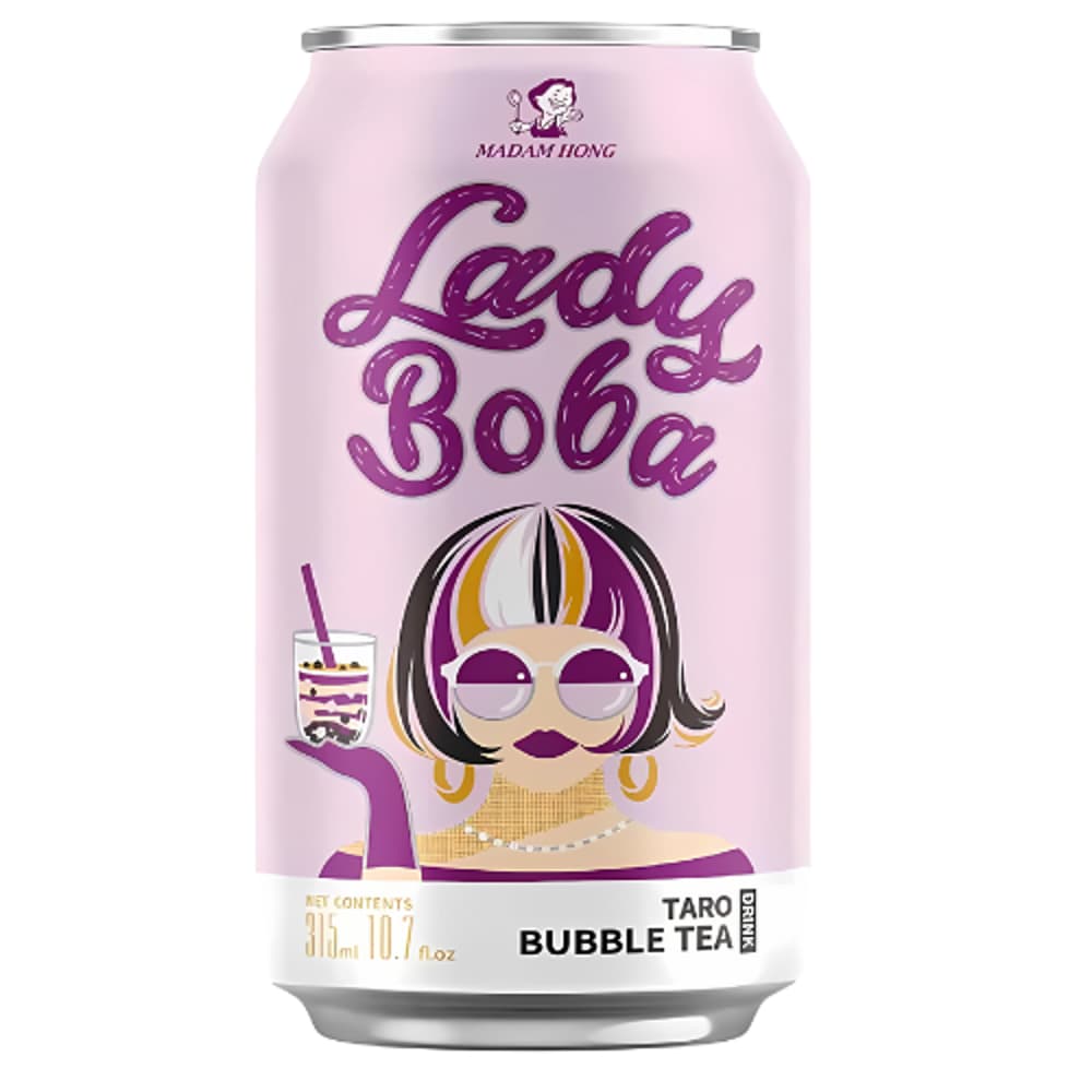 Lady Boba Milk Bubble Tea - Taro (24x315ml)
