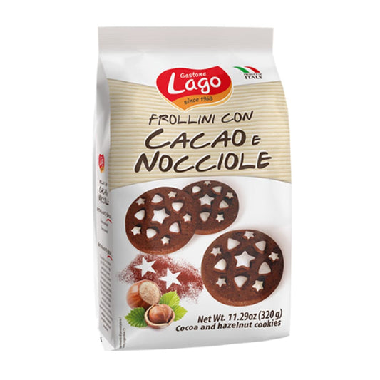 Lago Cocoa and Hazelnut Cookies (12x320g)