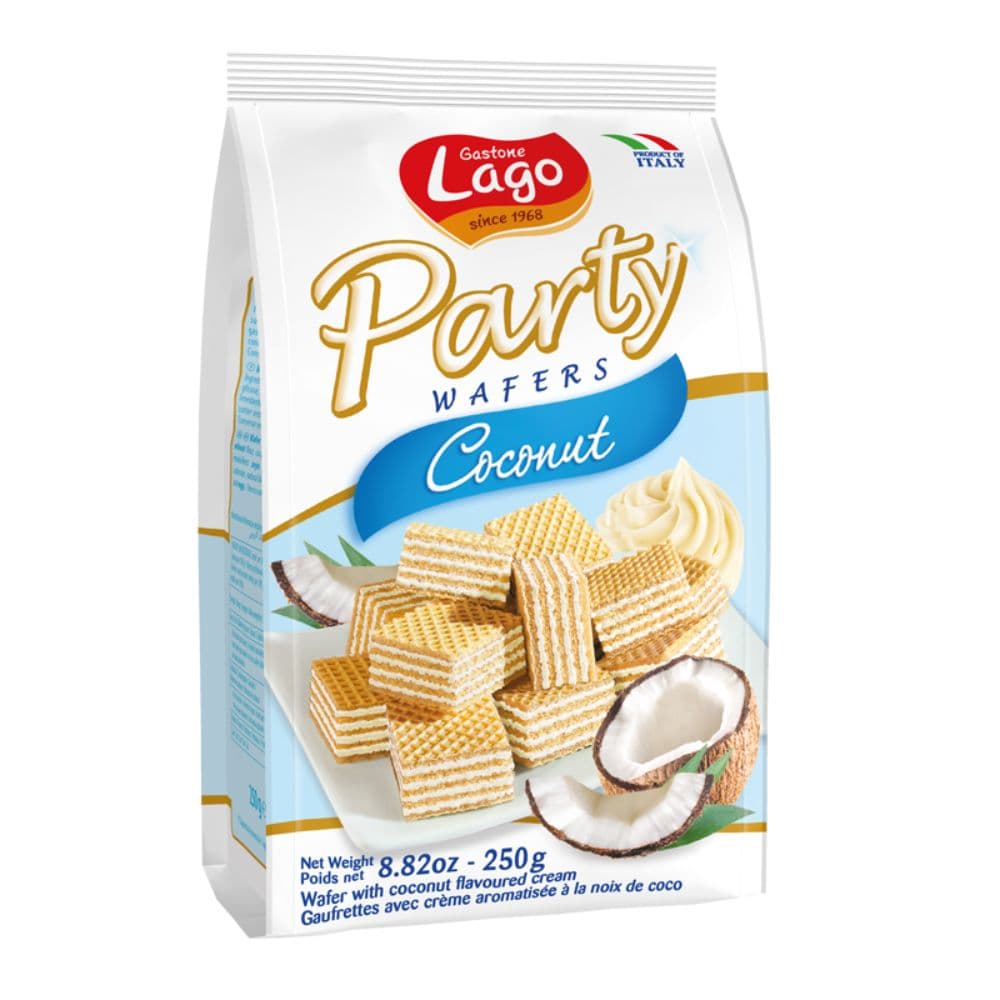 Lago Party Wafers Coconut (10x250g)