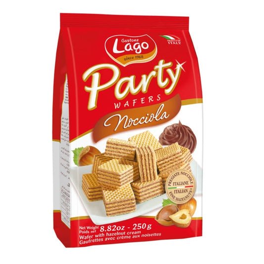 Lago Party Wafers Hazelnut (10x250g)