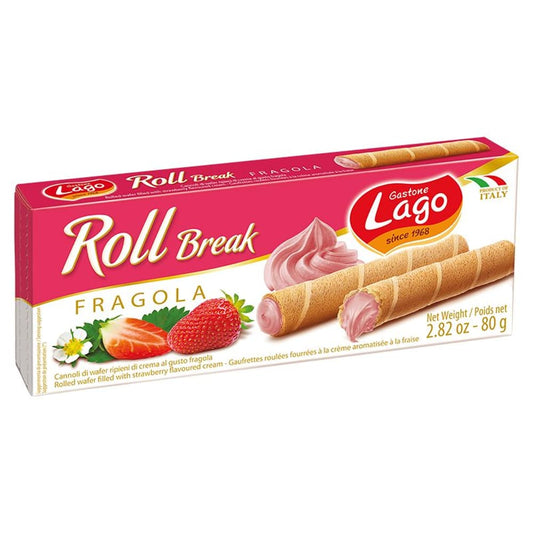 Lago Roll Break Strawberry (24x80g)