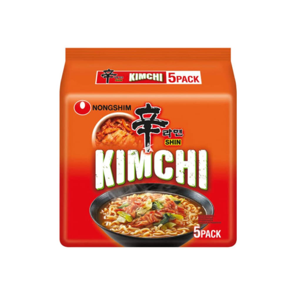 NONGSHIM Instant Noodles Shin Kimchi 5-Pack 120 G